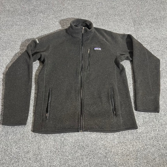 Patagonia Other - Patagonia Better Sweater Full Zip Fleece Jacket Black Google Fiber Mens Medium